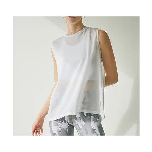 【ジュリエ/Julier】のロイヤルクロス天竺タンクトップ インテリア・キッズ・メンズ・レディースファッション・服の通販 founy(ファニー) 　ファッション　Fashion　レディースファッション　Fashion for Women　スポーツウェア　Functional & Stylish Sportswear　ギャザー　Gathered, Ruffled　コレクション　Collection, Seasonal Line　シンプル　Simple, Minimal　タンク　Tank Top, Sleeveless Top　ドレープ　Drape, Draping Fabric　無地　Plain, Solid Color　ヨガ　Yoga, Yoga Wear　ランニング　Running, Running Wear, Activewear, Jogging　リラックス　Relax, Relaxed Fit　レギンス　Leggings, Stretch Pants　エレガント 上品　Elegant　ホワイト|ID: prp329100004541225 ipo3291000000032085400