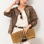 【リエミラー/Rie Miller】の《手洗い可能》シアーブロックチェック2WAYクルーネックカーディガン ブラウン系その他|ID: prp329100004541254 ipo3291000000032085593