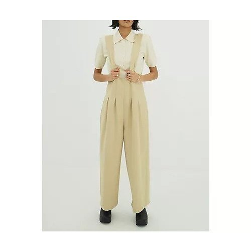 【クラネ/CLANE】のHIGH WAIST SUSPENDER PANTS 人気、トレンドファッション・服の通販 founy(ファニー) 　ファッション　Fashion　レディースファッション　WOMEN　パンツ　Pants　2025年　2025　2025春夏・S/S　Ss,Spring/Summer,2025　おすすめ　Recommend　サスペンダー　Suspenders　スリーブ　Sleeve　バルーン　Balloon　エレガント 上品　Elegant　other-3|ID: prp329100004541271 ipo3291000000032085693