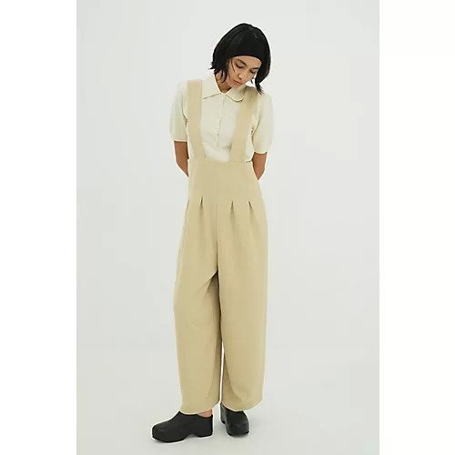 【クラネ/CLANE】のHIGH WAIST SUSPENDER PANTS 人気、トレンドファッション・服の通販 founy(ファニー) 　ファッション　Fashion　レディースファッション　Fashion for Women　パンツ　Pants & Trousers　2025年　2025　2025春夏・S/S　Spring/Summer 2025 SS25　おすすめ　Recommended / Our Picks　サスペンダー　Suspenders, Braces　スリーブ　Sleeve, Long Sleeve / Short Sleeve　バルーン　Balloon, Balloon Silhouette　エレガント 上品　Elegant　other-2|ID: prp329100004541271 ipo3291000000034365917