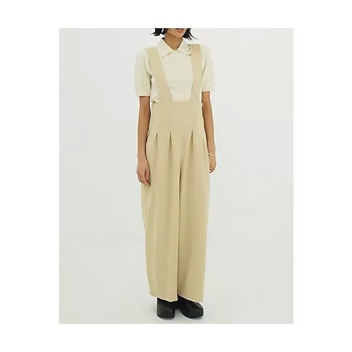 【クラネ/CLANE】のHIGH WAIST SUSPENDER PANTS 人気、トレンドファッション・服の通販 founy(ファニー) 　ファッション　Fashion　レディースファッション　Fashion for Women　パンツ　Pants & Trousers　2025年　2025　2025春夏・S/S　Spring/Summer 2025 SS25　おすすめ　Recommended / Our Picks　サスペンダー　Suspenders, Braces　スリーブ　Sleeve, Long Sleeve / Short Sleeve　バルーン　Balloon, Balloon Silhouette　エレガント 上品　Elegant　other-3|ID: prp329100004541271 ipo3291000000034875082