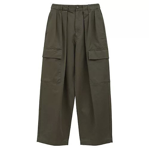 【クラネ/CLANE】のWIDE TUCK WORK PANTS インテリア・キッズ・メンズ・レディースファッション・服の通販 founy(ファニー) 　ファッション　Fashion　レディースファッション　WOMEN　パンツ　Pants　2025年　2025　おすすめ　Recommend　カーゴパンツ　Cargo Pants　フォルム　Form　ミックス　Mix　ワイド　Wide　エレガント 上品　Elegant　KHAKI|ID: prp329100004541273 ipo3291000000032085705