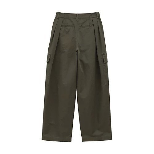 【クラネ/CLANE】のWIDE TUCK WORK PANTS 人気、トレンドファッション・服の通販 founy(ファニー) 　ファッション　Fashion　レディースファッション　WOMEN　パンツ　Pants　2025年　2025　おすすめ　Recommend　カーゴパンツ　Cargo Pants　フォルム　Form　ミックス　Mix　ワイド　Wide　エレガント 上品　Elegant　other-3|ID: prp329100004541273 ipo3291000000032085709