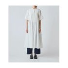 【ミディウミ/MidiUmi】のハーフスリーブタックワンピース オフホワイト|ID: prp329100004541287 ipo3291000000032085808