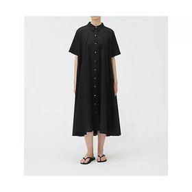 【ミズイロ インド/mizuiro ind】 ハーフスリーブフレアシャツワンピース人気、トレンドファッション・服の通販 founy(ファニー) ファッション Fashion レディースファッション WOMEN ワンピース Dress シャツワンピース Shirt Dresses フレア Flare ボトム Bottom レギュラー Regular エレガント 上品 Elegant |ID:prp329100004541289