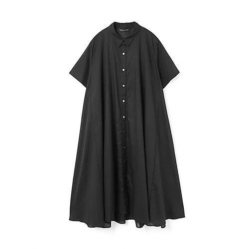 【ミズイロ インド/mizuiro ind】のハーフスリーブフレアシャツワンピース 人気、トレンドファッション・服の通販 founy(ファニー) 　ファッション　Fashion　レディースファッション　WOMEN　ワンピース　Dress　シャツワンピース　Shirt Dresses　フレア　Flare　ボトム　Bottom　レギュラー　Regular　エレガント 上品　Elegant　other-2|ID: prp329100004541289 ipo3291000000032085827