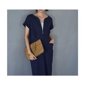 【スタイルデリ/STYLE DELI】 【LUXE】ファスナーVネック麻混ワンピース人気、トレンドファッション・服の通販 founy(ファニー) ファッション Fashion レディースファッション WOMEN ワンピース Dress インナー Inner カーディガン Cardigan 切替 Switching サンダル Sandals シルバー Silver ジャケット Jacket スニーカー Sneakers スリット Slit タンク Tank デコルテ Decolletage ノースリーブ No Sleeve バランス Balance ペチコート Petticoat ポケット Pocket 半袖 Short Sleeve リゾート Resort 夏 Summer |ID:prp329100004541293