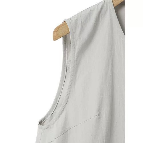 【ミディウミ/MidiUmi】のHOME オールインワン 人気、トレンドファッション・服の通販 founy(ファニー) 　ファッション　Fashion　レディースファッション　WOMEN　ワンピース　Dress　オールインワン ワンピース　All In One Dress　オーガニック　Organic　シンプル　Simple　タンク　Tank　ノースリーブ　No Sleeve　フロント　Front　ロング　Long　ワッシャー　Washer　人気　Popularity　夏　Summer　other-3|ID: prp329100004541297 ipo3291000000032085874