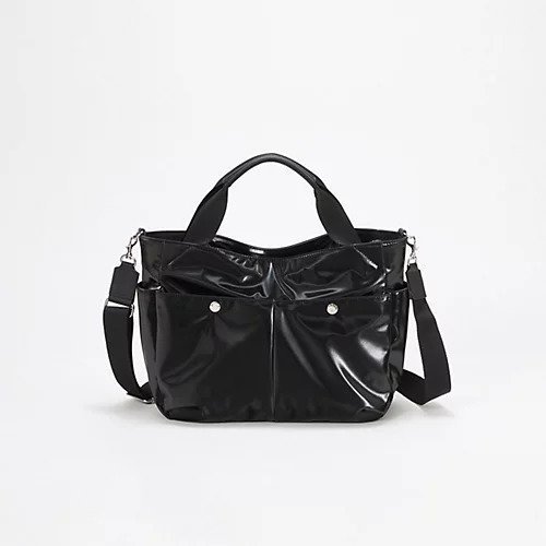 【トプカピ/TOPKAPI】の【Breath TOPKAPI】Train 防水ポリエステル ショルダー付き A4 トートバッグ / キャリー対応 インテリア・キッズ・メンズ・レディースファッション・服の通販 founy(ファニー) 　ファッション　Fashion　レディースファッション　WOMEN　バッグ　Bag　旅行　Travel　ショルダー　Shoulder　スマート　Smart　スーツケース キャリーケース　Suitcase　ポケット　Pocket　メタル　Metal　軽量　Lightweight　ブラック|ID: prp329100004541298 ipo3291000000032085879