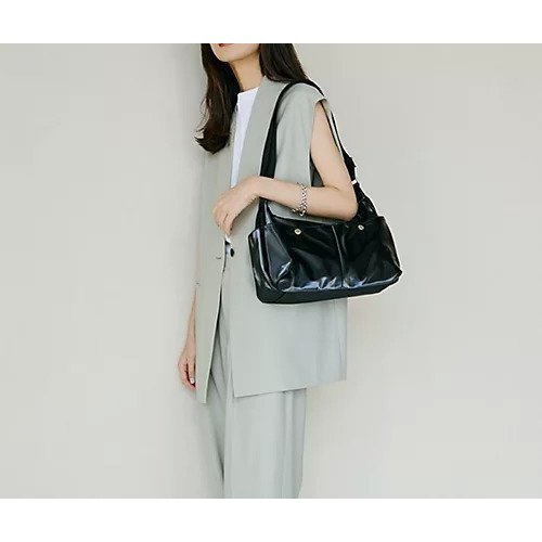 【トプカピ/TOPKAPI】の【Breath TOPKAPI】【軽量430g】Train 防水ポリエステル ワイド ショルダーバッグ 人気、トレンドファッション・服の通販 founy(ファニー) 　ファッション　Fashion　レディースファッション　WOMEN　バッグ　Bag　旅行　Travel　スマート　Smart　ポケット　Pocket　メタル　Metal　ワイド　Wide　軽量　Lightweight　other-3|ID: prp329100004541302 ipo3291000000032085910