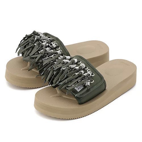 【トーガ/TOGA】のSLIDE TOGA SUICOKE SP インテリア・キッズ・メンズ・レディースファッション・服の通販 founy(ファニー) 　ファッション　Fashion　レディースファッション　WOMEN　2025年　2025　2025春夏・S/S　Ss,Spring/Summer,2025　フィット　Fit　フリンジ　Fringe　メタル　Metal　モダン　Modern　抗菌　Antibacterial　KHAKI|ID: prp329100004541305 ipo3291000000032085921