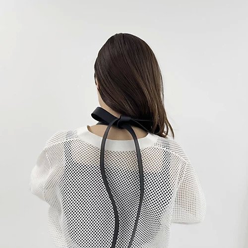 【ノーリーズソフィー/NOLLEY'S sophi】の【LEFIJE/レフィエ】リボンベルト 人気、トレンドファッション・服の通販 founy(ファニー) 　ファッション　Fashion　レディースファッション　WOMEN　ベルト　Belts　アクセサリー　Accessories　イタリア　Italy　クラシック　Classic　サスペンダー　Suspenders　シンプル　Simple　モダン　Modern　リボン　Ribbon　other-3|ID: prp329100004541306 ipo3291000000032085934