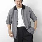 【ノーリーズ グッドマン/NOLLEY'S goodman / MEN】の【SIX FUNCTIONS】ウォッシャブル コースボーダーニットシャツ 25SS ブラック系その他|ID: prp329100004541322 ipo3291000000032086045