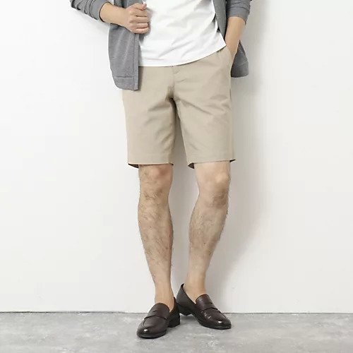 【ノーリーズ グッドマン/NOLLEY'S goodman / MEN】の綿麻COOLMAX ショーツ 25SS インテリア・キッズ・メンズ・レディースファッション・服の通販 founy(ファニー) 　ファッション　Fashion　メンズファッション　Fashion for Men　吸水　Absorbent, Quick-Dry　ショーツ　Shorts, Short Pants　ショート　Short, Short Length　ドローコード　Drawcord, Drawstring Cord　長袖　Long Sleeve, Full Sleeve　バランス　Balance, Style Balance　ポロシャツ　Polo Shirt, Collared Tee　リゾート　Resort, Vacation Style　2025年　2025　2025春夏・S/S　Spring/Summer 2025 SS25　ベージュ|ID: prp329100004541325 ipo3291000000032086084