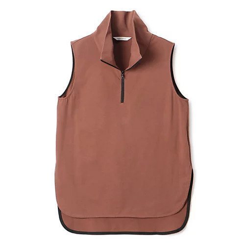 【プレインピープル/PLAIN PEOPLE】のオーガニック天竺ハーフジッププルオーバー インテリア・キッズ・メンズ・レディースファッション・服の通販 founy(ファニー) 　ファッション　Fashion　レディースファッション　WOMEN　トップス・カットソー　Tops/Tshirt　プルオーバー　Pullover　おすすめ　Recommend　オーガニック　Organic　ジャージ　Jersey　ベスト　Vest　ボトム　Bottom　洗える　Washable　マロン|ID: prp329100004542703 ipo3291000000032099992