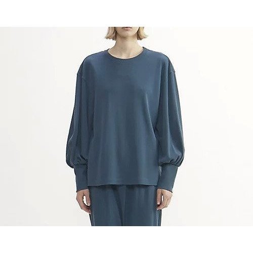 【プレインピープル/PLAIN PEOPLE】の強撚ハイウェットポンチプルオーバー 人気、トレンドファッション・服の通販 founy(ファニー) 　ファッション　Fashion　レディースファッション　WOMEN　トップス・カットソー　Tops/Tshirt　プルオーバー　Pullover　ジャージー　Jersey　ストレッチ　Stretch　ダブル　Double　other-2|ID: prp329100004542705 ipo3291000000032100008