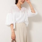 【ノーリーズ/NOLLEY'S】の【WEB限定カラーあり】シアーラミー袖バルーンブラウス ホワイト|ID: prp329100004542710 ipo3291000000032100046