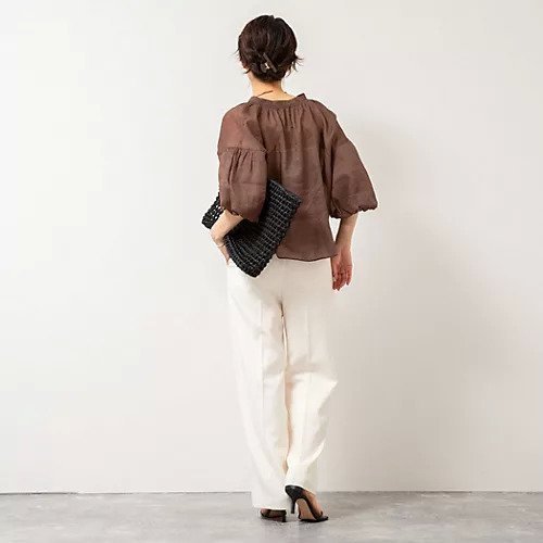 【ノーリーズ/NOLLEY'S】の【WEB限定カラーあり】シアーラミー袖バルーンブラウス 人気、トレンドファッション・服の通販 founy(ファニー) 　ファッション　Fashion　レディースファッション　Fashion for Women　トップス・カットソー　Cut & Sew Tops　シャツ・ブラウス・オフィスカジュアル　Elegant Blouses & Button-Ups　2025年　2025　2025春夏・S/S　Spring/Summer 2025 SS25　スリーブ　Sleeve, Long Sleeve / Short Sleeve　バルーン　Balloon, Balloon Silhouette　エレガント 上品　Elegant　other-3|ID: prp329100004542710 ipo3291000000032100049