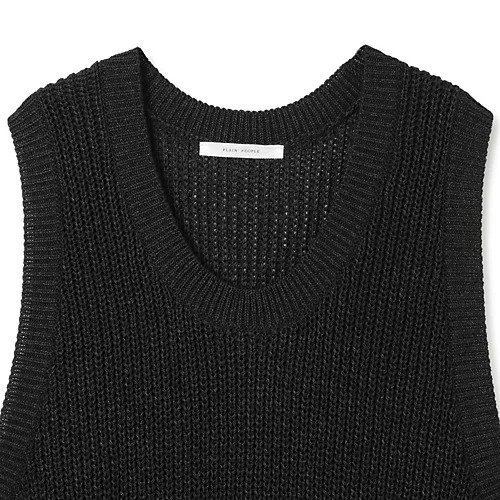【プレインピープル/PLAIN PEOPLE】のコットン2WAYニットベスト 人気、トレンドファッション・服の通販 founy(ファニー) 　ファッション　Fashion　レディースファッション　WOMEN　アウター　Coat Outerwear　トップス・カットソー　Tops/Tshirt　ニット　Knit Tops　ベスト/ジレ　Gilets/Vests　フィット　Fit　ベスト　Vest　ロング　Long　other-3|ID: prp329100004542717 ipo3291000000032100098