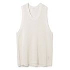 【プレインピープル/PLAIN PEOPLE】のコットン2WAYニットベスト ホワイト|ID: prp329100004542717 ipo3291000000036312368