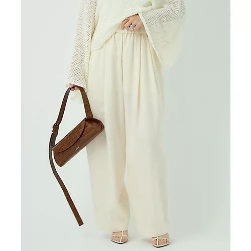 【カオス/Chaos】のリタパンツ インテリア・キッズ・メンズ・レディースファッション・服の通販 founy(ファニー) 　ファッション　Fashion　レディースファッション　WOMEN　パンツ　Pants　2025年　2025　2025春夏・S/S　Ss,Spring/Summer,2025　フロント　Front　夏　Summer　アイボリー|ID: prp329100004542718 ipo3291000000032100100