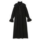 【プレインピープル/PLAIN PEOPLE】のCRIMBED COTTONワンピース ブラック|ID: prp329100004542720 ipo3291000000032100127