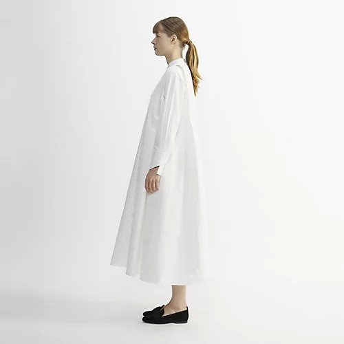 【プレインピープル/PLAIN PEOPLE】の綿麻高密度ツイルショルダータックシャツドレス 人気、トレンドファッション・服の通販 founy(ファニー) 　ファッション　Fashion　レディースファッション　WOMEN　トップス・カットソー　Tops/Tshirt　シャツ/ブラウス　Shirts/Blouses　ワンピース　Dress　ドレス　Party Dresses　ツイル　Twill　ドレス　Dress　フロント　Front　洗える　Washable　other-3|ID: prp329100004542721 ipo3291000000032100134