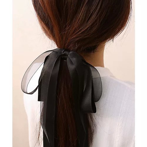 【コレカラ/collecala】のサテン オーガンジー ロングレイヤードリボンヘアゴム 人気、トレンドファッション・服の通販 founy(ファニー) 　ファッション　Fashion　レディースファッション　WOMEN　オーガンジー　Organdy　サテン　Satin　リボン　Ribbon　ロング　Long　エレガント 上品　Elegant　結婚式　Wedding Ceremony　other-3|ID: prp329100004542729 ipo3291000000032100204