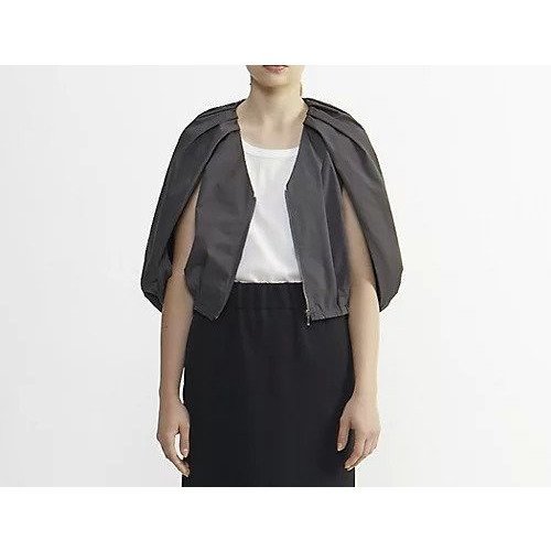 【プレインピープル/PLAIN PEOPLE】のマイクロ強撚ストレッチツイルジャケット 人気、トレンドファッション・服の通販 founy(ファニー) 　ファッション　Fashion　レディースファッション　Ladies' Fashion Online　アウター　Coat Outerwear　ジャケット　Jackets　コンパクト　Compact　フォルム　Form　ブルゾン　Blouson　モダン　Modern　洗える　Washable　other-2|ID: prp329100004542732 ipo3291000000032100217
