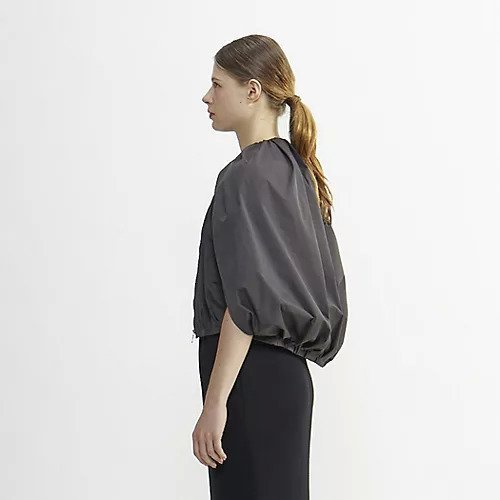 【プレインピープル/PLAIN PEOPLE】のマイクロ強撚ストレッチツイルジャケット 人気、トレンドファッション・服の通販 founy(ファニー) 　ファッション　Fashion　レディースファッション　Ladies' Fashion Online　アウター　Coat Outerwear　ジャケット　Jackets　コンパクト　Compact　フォルム　Form　ブルゾン　Blouson　モダン　Modern　洗える　Washable　other-3|ID: prp329100004542732 ipo3291000000032100218