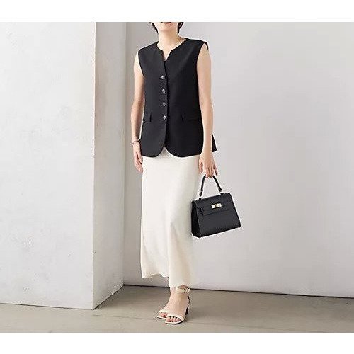 【ノーリーズソフィー/NOLLEY'S sophi】のブッチャーベスト 人気、トレンドファッション・服の通販 founy(ファニー) 　ファッション　Fashion　レディースファッション　WOMEN　アウター　Coat Outerwear　トップス・カットソー　Tops/Tshirt　ベスト/ジレ　Gilets/Vests　2025年　2025　2025春夏・S/S　Ss,Spring/Summer,2025　おすすめ　Recommend　オケージョン　Occasion　コンパクト　Compact　ベスト　Vest　ボトム　Bottom　ワイド　Wide　エレガント 上品　Elegant　ビジネス 仕事 通勤　Business　other-2|ID: prp329100004544561 ipo3291000000032113189