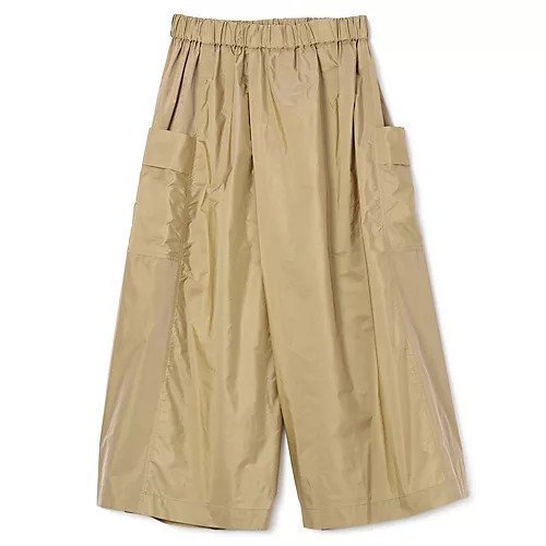 【プレインピープル/PLAIN PEOPLE】のタフタ/ワッシャータフタストライプキュロットパンツ インテリア・キッズ・メンズ・レディースファッション・服の通販 founy(ファニー) 　ファッション　Fashion　レディースファッション　WOMEN　スカート　Skirt　イタリア　Italy　ウォッシュ　Wash　キュロット　Culottes　シルク　Silk　ストライプ　Stripe　タフタ　Taffeta　タンブラー　Tumbler　エレガント 上品　Elegant　洗える　Washable　ベージュ|ID: prp329100004544562 ipo3291000000032197008