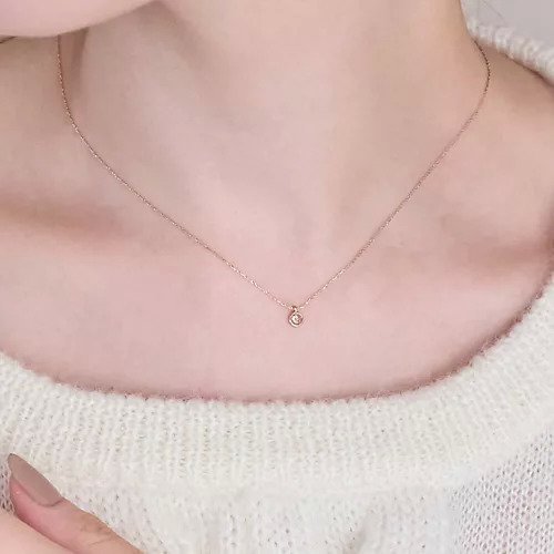 【フィービィー/phoebe】の【金属アレルギー対応】プチベゼルストーンネックレス シャンパンゴールド インテリア・キッズ・メンズ・レディースファッション・服の通販 founy(ファニー) https://founy.com/ ファッション Fashion レディースファッション Fashion for Women ジュエリー Jewelry ネックレス Necklaces & Pendants おすすめ Recommended / Our Picks カッティング Cutting Detail ギフト プレゼント Gift / Present シンプル Simple, Minimal ジュエリー Jewelry, Accessories ダイヤモンド Diamond, Brilliant Cut デコルテ Décolleté, Neckline ビジュー Bijou, Jewel-like Accent ローズ Rose, Rose Motif エレガント 上品 Elegant 人気 Popular, Best Seller |ID: prp329100004544564 ipo3291000000032113199