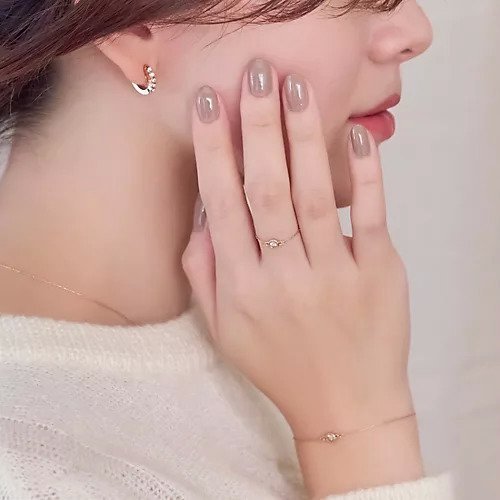 【フィービィー/phoebe】の【金属アレルギー対応】プチベゼルストーンチェーンリング シャンパンゴールド 人気、トレンドファッション・服の通販 founy(ファニー) ファッション Fashion レディースファッション Fashion for Women おすすめ Recommended / Our Picks カッティング Cutting Detail シンプル Simple, Minimal ダイヤモンド Diamond, Brilliant Cut チェーン Chain, Chain Strap ビジュー Bijou, Jewel-like Accent フォルム Silhouette, Form ベーシック Basic, Essential ローズ Rose, Rose Motif エレガント 上品 Elegant 人気 Popular, Best Seller other-2|ID: prp329100004544567 ipo3291000000032113213