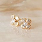 【フィービィー/phoebe】の【K10】フラワービジューピアス クリア|ID: prp329100004544574 ipo3291000000034788252