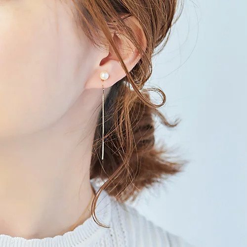 【フィービィー/phoebe】の2wayベーシックパールエレガントイヤリング 人気、トレンドファッション・服の通販 founy(ファニー) 　ファッション　Fashion　レディースファッション　Fashion for Women　ジュエリー　Jewelry　ファッションリング　Fashion Rings　イヤリング・フープ・ドロップタイプ　Hoop, Drop & Clip Earrings　イヤリング　Earrings　チェーン　Chain, Chain Strap　パール　Pearl, Pearl Accent　ビジュー　Bijou, Jewel-like Accent　フェミニン　Feminine, Girly　フロント　Front, Front Design　 other-1|ID: prp329100004544576 ipo3291000000032113247
