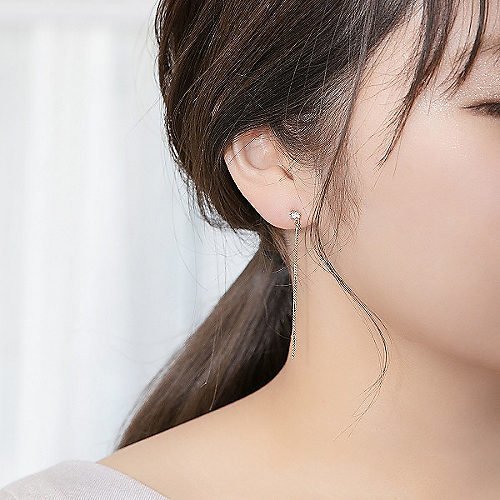 【フィービィー/phoebe】の2wayベーシックパールエレガントイヤリング 人気、トレンドファッション・服の通販 founy(ファニー) 　ファッション　Fashion　レディースファッション　Fashion for Women　ジュエリー　Jewelry　ファッションリング　Fashion Rings　イヤリング・フープ・ドロップタイプ　Hoop, Drop & Clip Earrings　イヤリング　Earrings　チェーン　Chain, Chain Strap　パール　Pearl, Pearl Accent　ビジュー　Bijou, Jewel-like Accent　フェミニン　Feminine, Girly　フロント　Front, Front Design　other-2|ID: prp329100004544576 ipo3291000000032113249
