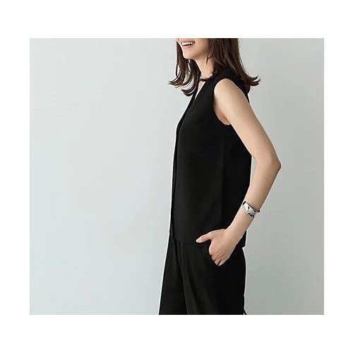 【スタイルデリ/STYLE DELI】の【LUXE】シャリ感ソウバリニットベスト 人気、トレンドファッション・服の通販 founy(ファニー) 　ファッション　Fashion　レディースファッション　WOMEN　アウター　Coat Outerwear　トップス・カットソー　Tops/Tshirt　ニット　Knit Tops　ベスト/ジレ　Gilets/Vests　インナー　Inner　ヴィンテージ　Vintage　春　Spring　カットソー　Cut And Sew　キャミソール　Camisole　コンパクト　Compact　サマー　Summer　シンプル　Simple　ジャケット　Jacket　スリット　Slit　セットアップ　Set Up　ベスト　Vest　半袖　Short Sleeve　メタル　Metal　S/S・春夏　Ss・Spring/Summer　夏　Summer　other-3|ID: prp329100004546626 ipo3291000000032124849