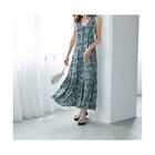 【スタイルデリ/STYLE DELI】の【LUXE】ジャンスカ型プリントワンピース グリーン|ID:prp329100004546630