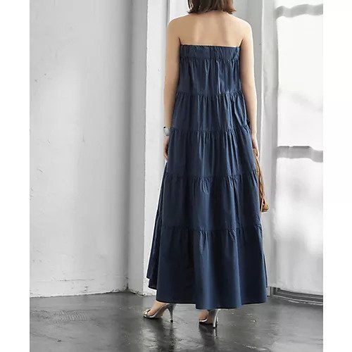 【スタイルデリ/STYLE DELI】の【LUXE】コットンティアードベアワンピース 人気、トレンドファッション・服の通販 founy(ファニー) 　ファッション　Fashion　レディースファッション　WOMEN　ワンピース　Dress　くるぶし　Ankle　キャミソール　Camisole　ジャケット　Jacket　スリット　Slit　タンク　Tank　ダメージ　Damage　ペチコート　Petticoat　ポケット　Pocket　リゾート　Resort　ロング　Long　おすすめ　Recommend　夏　Summer　エレガント 上品　Elegant　ビジネス 仕事 通勤　Business　other-3|ID: prp329100004546631 ipo3291000000032124869