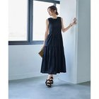 【スタイルデリ/STYLE DELI】のシャーリングコットンティアードワンピース ネイビー|ID:prp329100004546632