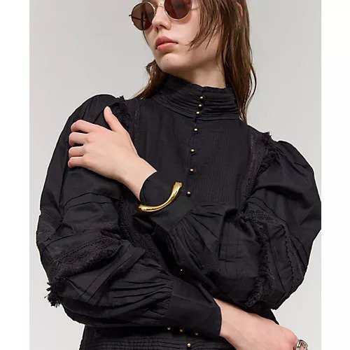【カオス/Chaos】のエッサウィラブラウス 人気、トレンドファッション・服の通販 founy(ファニー) 　ファッション　Fashion　レディースファッション　WOMEN　トップス・カットソー　Tops/Tshirt　シャツ/ブラウス　Shirts/Blouses　2025年　2025　2025春夏・S/S　Ss,Spring/Summer,2025　おすすめ　Recommend　インド　India　デニム　Denim　ラグジュアリー　Luxury　レース　Race　羽織　Haori　 other-1|ID: prp329100004547713 ipo3291000000032137776
