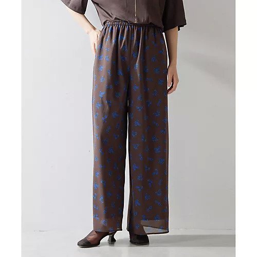 【ウィムガゼット/Whim Gazette】のシアーフラワーパンツ 人気、トレンドファッション・服の通販 founy(ファニー) 　ファッション　Fashion　レディースファッション　WOMEN　パンツ　Pants　2025年　2025　2025春夏・S/S　Ss,Spring/Summer,2025　おすすめ　Recommend　シアー　Sheer　シフォン　Chiffon　シンプル　Simple　ストレッチ　Stretch　セットアップ　Set Up　ワイド　Wide　ヴィンテージ　Vintage　エレガント 上品　Elegant　other-2|ID: prp329100004547736 ipo3291000000032137934
