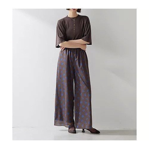 【ウィムガゼット/Whim Gazette】のシアーフラワーパンツ 人気、トレンドファッション・服の通販 founy(ファニー) 　ファッション　Fashion　レディースファッション　WOMEN　パンツ　Pants　2025年　2025　2025春夏・S/S　Ss,Spring/Summer,2025　おすすめ　Recommend　シアー　Sheer　シフォン　Chiffon　シンプル　Simple　ストレッチ　Stretch　セットアップ　Set Up　ワイド　Wide　ヴィンテージ　Vintage　エレガント 上品　Elegant　other-3|ID: prp329100004547736 ipo3291000000032137935