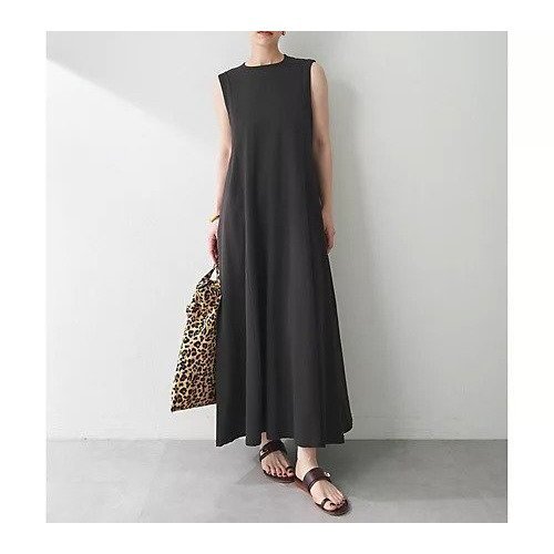 【ウィムガゼット/Whim Gazette】のカットフレアワンピース 人気、トレンドファッション・服の通販 founy(ファニー) 　ファッション　Fashion　レディースファッション　WOMEN　ワンピース　Dress　2025年　2025　2025春夏・S/S　Ss,Spring/Summer,2025　おすすめ　Recommend　カットソー　Cut And Sew　サンダル　Sandals　スマート　Smart　スリット　Slit　ノースリーブ　No Sleeve　フレア　Flare　リゾート　Resort　ロング　Long　夏　Summer　other-2|ID: prp329100004547743 ipo3291000000032137986