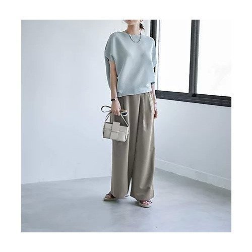 【スタイルデリ/STYLE DELI】のラウンドシェイプサマーニットトップスB 人気、トレンドファッション・服の通販 founy(ファニー) 　ファッション　Fashion　レディースファッション　WOMEN　トップス・カットソー　Tops/Tshirt　ニット　Knit Tops　イエロー　Yellow　インナー　Inner　軽量　Lightweight　シンプル　Simple　スリット　Slit　人気　Popularity　バランス　Balance　パステル　Pastel　フォルム　Form　ポケット　Pocket　半袖　Short Sleeve　ラウンド　Round　夏　Summer　エレガント 上品　Elegant　ギフト プレゼント　Gift Present　other-3|ID: prp329100004547794 ipo3291000000032138670