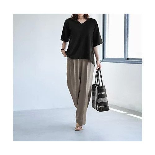 【スタイルデリ/STYLE DELI】の微シアー楊柳VネックTシャツ型ブラウス 人気、トレンドファッション・服の通販 founy(ファニー) 　ファッション　Fashion　レディースファッション　WOMEN　トップス・カットソー　Tops/Tshirt　シャツ/ブラウス　Shirts/Blouses　ロング / Tシャツ　T-Shirts　Vネック　V-Neck　イエロー　Yellow　インナー　Inner　エアリー　Airy　カーディガン　Cardigan　シアー　Sheer　ショルダー　Shoulder　シンプル　Simple　ジャケット　Jacket　スリット　Slit　スリーブ　Sleeve　タンク　Tank　デコルテ　Decolletage　ドロップ　Drop　定番　Standard　フレア　Flare　夏　Summer　エレガント 上品　Elegant　other-2|ID: prp329100004547796 ipo3291000000032138676