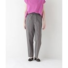 【ヒューマンウーマン/HUMAN WOMAN】のポプリンストレッチドローストリングテーパードパンツ トップグレー|ID: prp329100004549138 ipo3291000000032150898