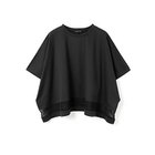 【ミズイロ インド/mizuiro ind】のメッシュミックスワイドプルオーバー ブラック|ID: prp329100004550964 ipo3291000000032163806