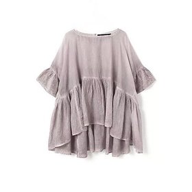 【ミズイロ インド/mizuiro ind】 ピグメントダイギャザーブラウス人気、トレンドファッション・服の通販 founy(ファニー) ファッション Fashion レディースファッション WOMEN トップス・カットソー Tops/Tshirt シャツ/ブラウス Shirts/Blouses 人気 Popularity 今季 This Season |ID:prp329100004551017